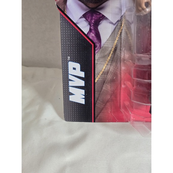 MVP WWE Mattel Basic Superstars Series 128 Wrestling Action Figure - Picture 4 of 6